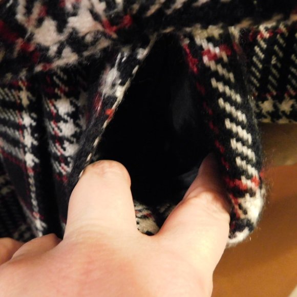 BB Dakota Wool Plaid Button Up Belted Coat - Picture 4 of 7